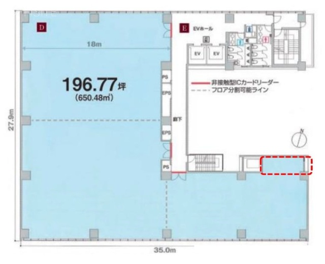 ONEST神田スクエア2F 間取り図