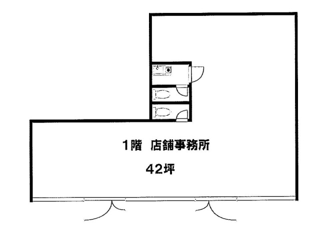 原宿ホームズビル1F 間取り図