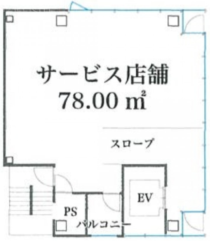 ザ・シティ大森山王ビル7F 間取り図