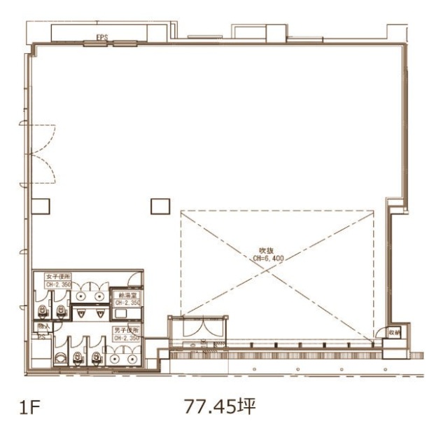 TK五反田ビル1F 間取り図