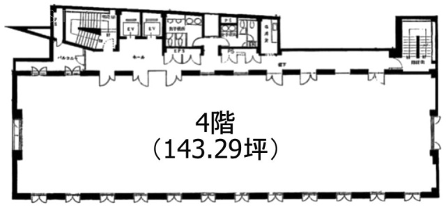 Daiwa神宮前ビル4F 間取り図