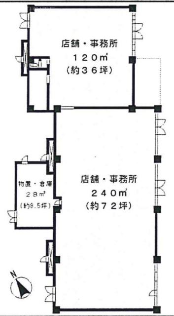 コープ調布C棟ビル101B 間取り図