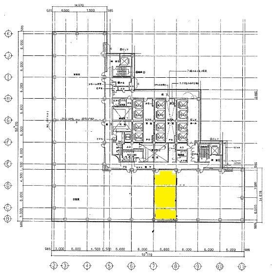 新宿エルタワー7F 間取り図