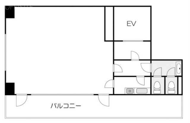 アルビビル6F 間取り図