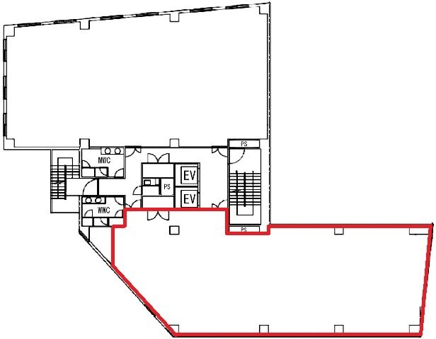 市ヶ谷中央ビルA 間取り図