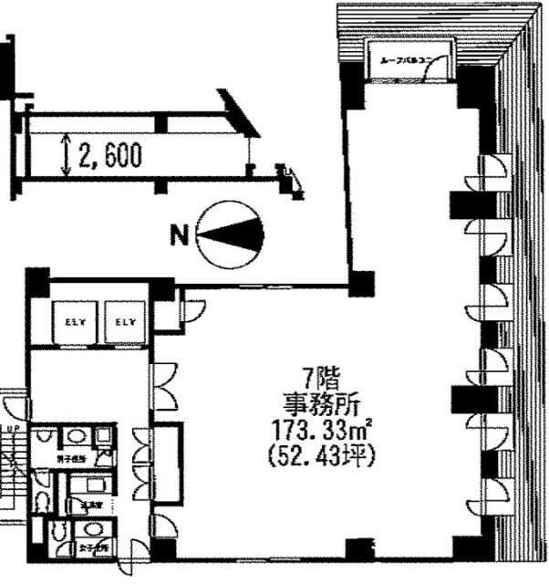 澤田麹町ビル7F 間取り図