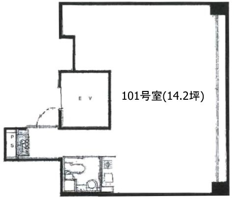 渋谷TFビル101 間取り図