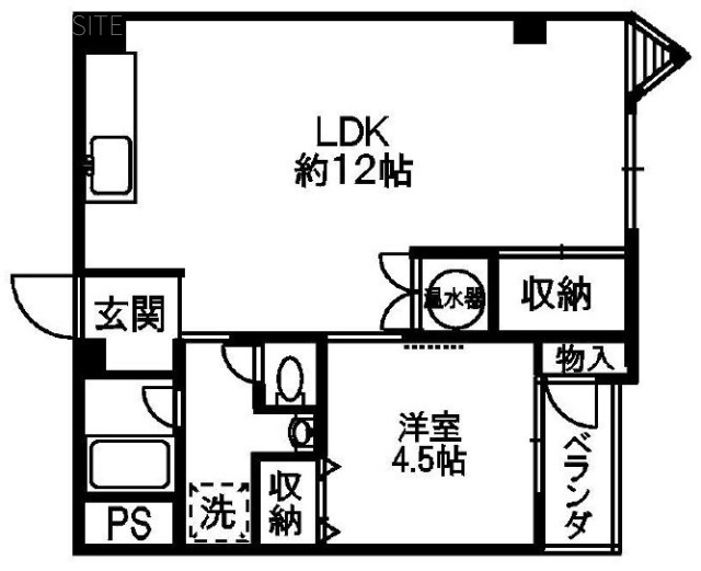 アマデウスハウス102 間取り図