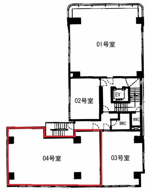 サンポウ綜合ビル304 間取り図