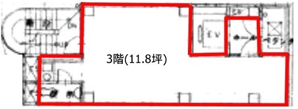 ACN恵比寿西ビル3F 間取り図