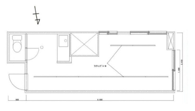 GSハイム芝大門206 間取り図