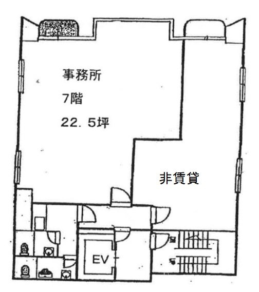 明治ビル7F 間取り図
