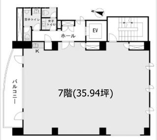 MR(エムアール)ビル7F 間取り図