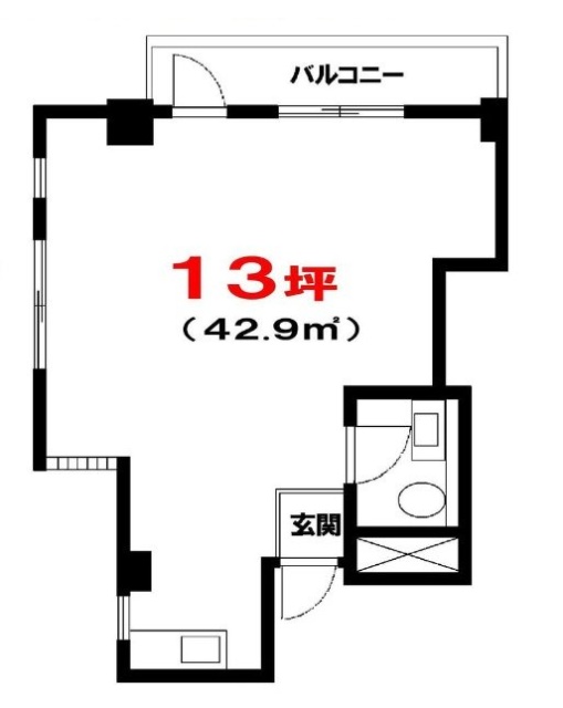 尚豊ビル307 間取り図