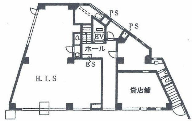 サンライズビル1F 間取り図