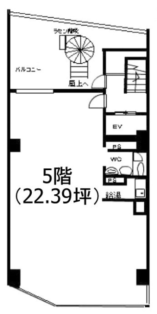 国分寺本町ビル5F 間取り図