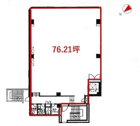 鈴中ビル大森ANNEX7F 間取り図