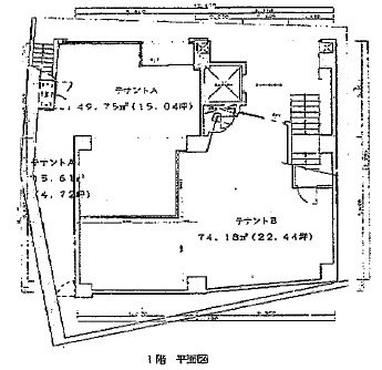 中馬込複合ビルB 間取り図