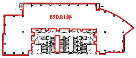 ミューザ川崎セントラルタワー15F 間取り図