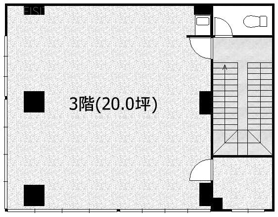 花井ビル3F 間取り図