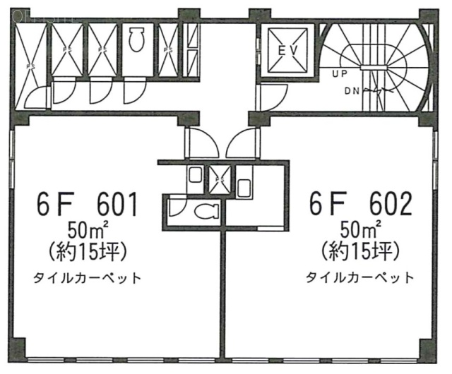 三栄ビル601 間取り図