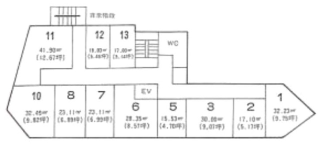 第1下川ビル512 間取り図