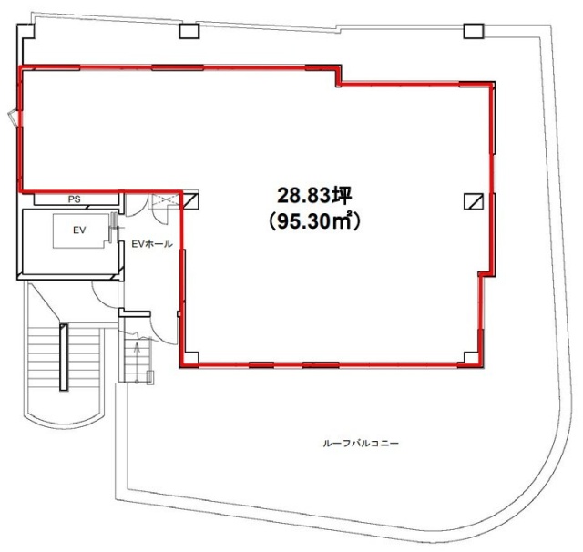 高田ビル4F 間取り図