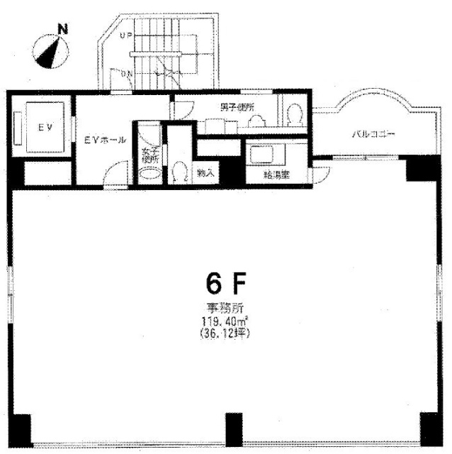 TAKビル6F 間取り図