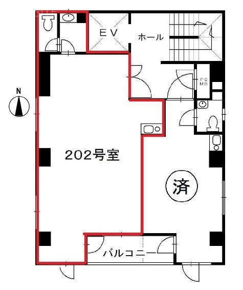 彩風館202 間取り図