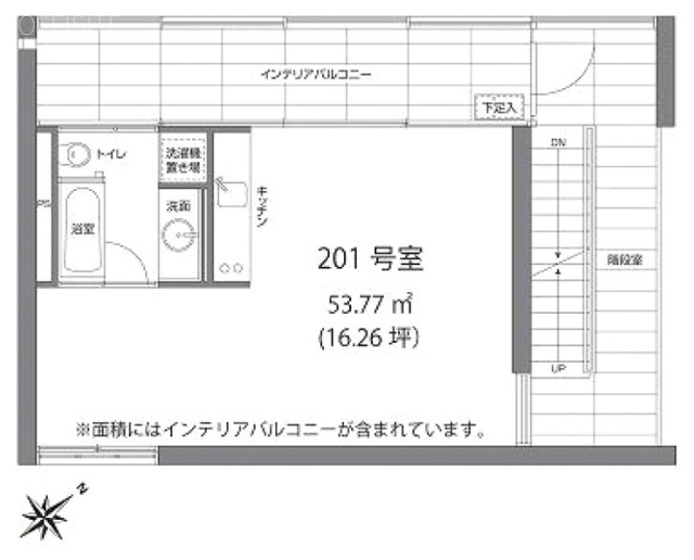 OPERA南青山ビル201 間取り図