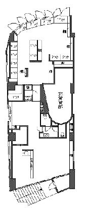 麻布笄町Aハウス2F 間取り図