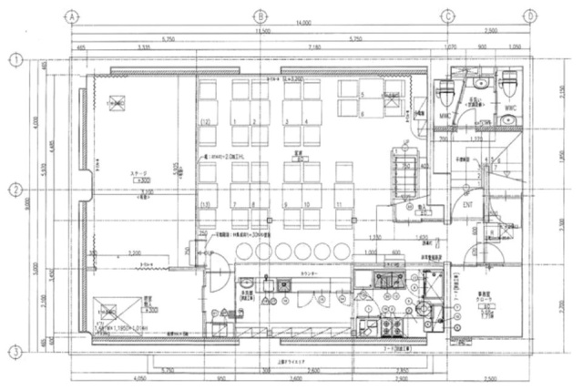 新橋演舞場別館B2F 間取り図