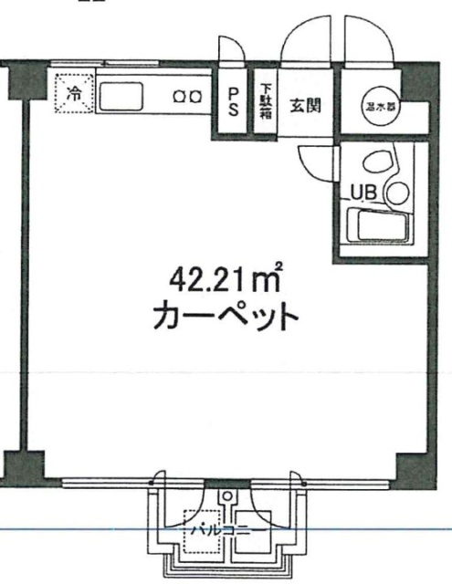 サンモール道玄坂ビル8F 間取り図