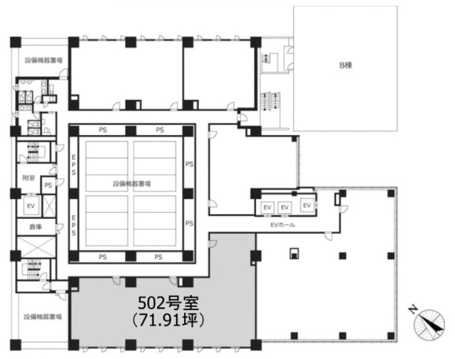 ステーションプラザタワー502 間取り図