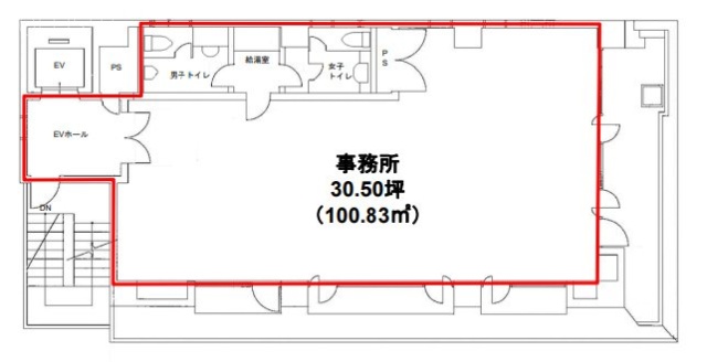 半蔵門MKビル6F 間取り図