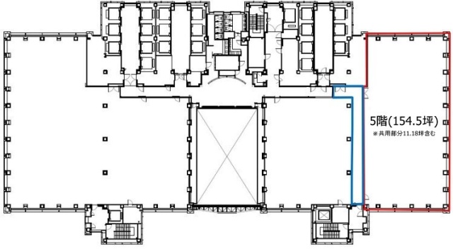 新宿マインズタワー5F 間取り図