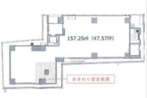 六本木三幸ビル1F 間取り図