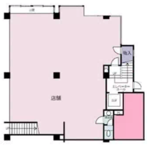 第1タケモトビル1F 間取り図