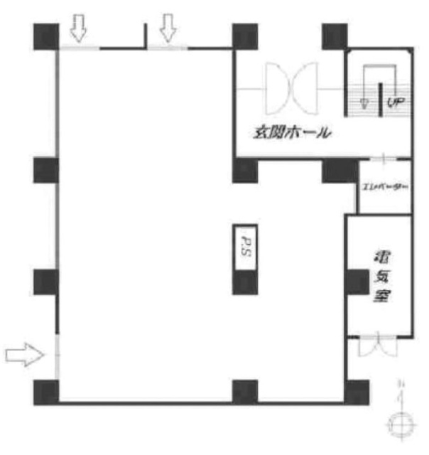 第一大松ビル1F 間取り図