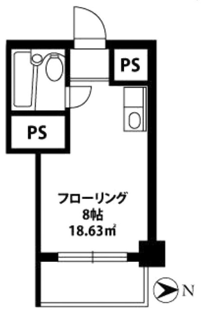 松田レジデンズビル202 間取り図