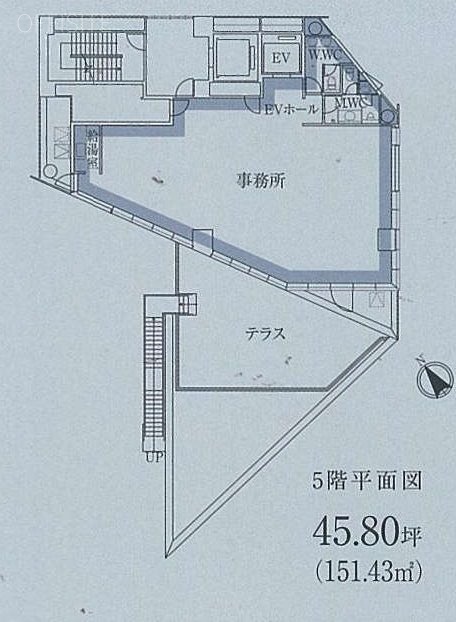 CRD南青山ビル5F 間取り図