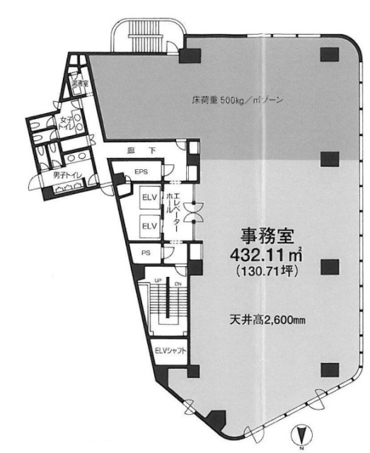 アレトゥーサ渋谷3F 間取り図