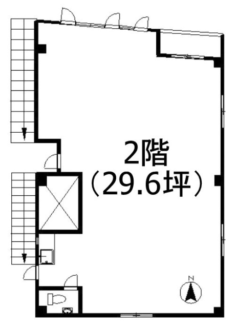 小畑ビル2F 間取り図