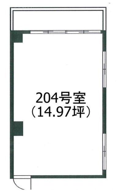 赤坂栄ビル204 間取り図