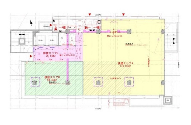 京王新宿追分第二ビル4F 間取り図