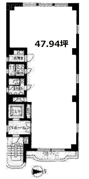 上野SKビル5F 間取り図