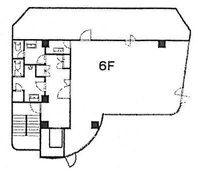 西新宿インデンス小玉ビル6F 間取り図