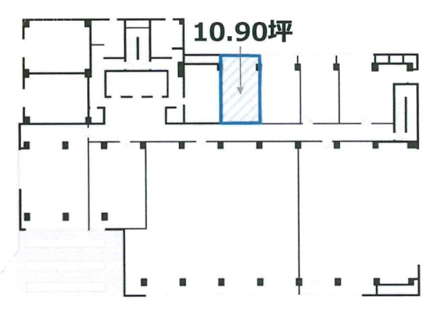 A-PLACE馬車道8F 間取り図