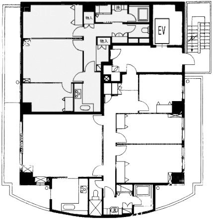 恵比寿ネオナートアネックス3F 間取り図