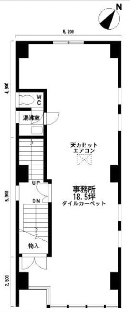 山田ビル2F 間取り図